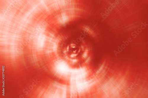 red radial background of motion blur