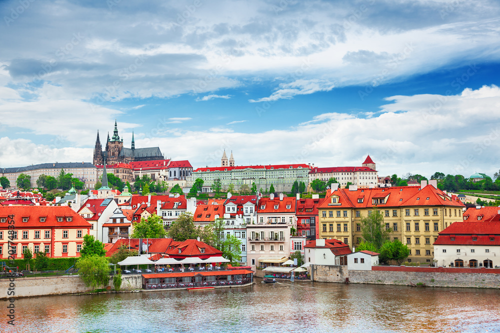 Obraz premium Prague in a summer day, Czech Republic