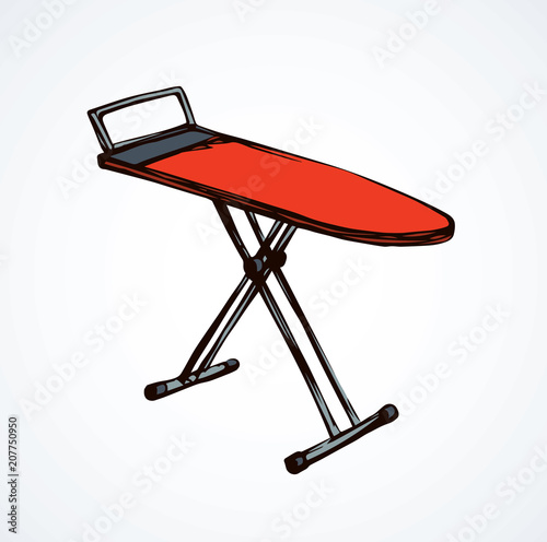 Ironing board. Vector drawing