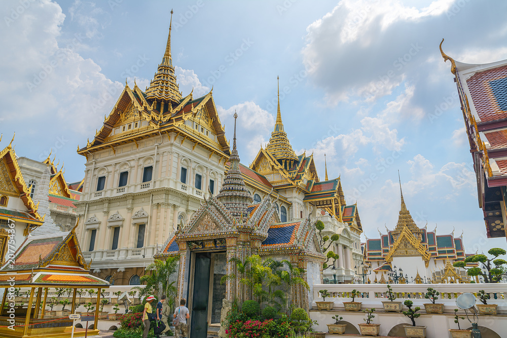 Fototapeta premium Wat Phra Kaew, Grand Palace, Bangkok