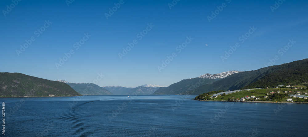  The world's second longest Fjord Sognefjord, Norway.