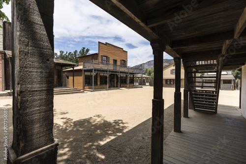 Historic movie set building...