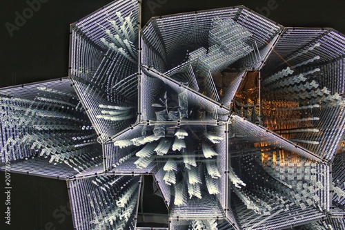 Foto Crystals of the Swarovski Crystal Worlds (Kristallwelten) museum in Wattens, Aus