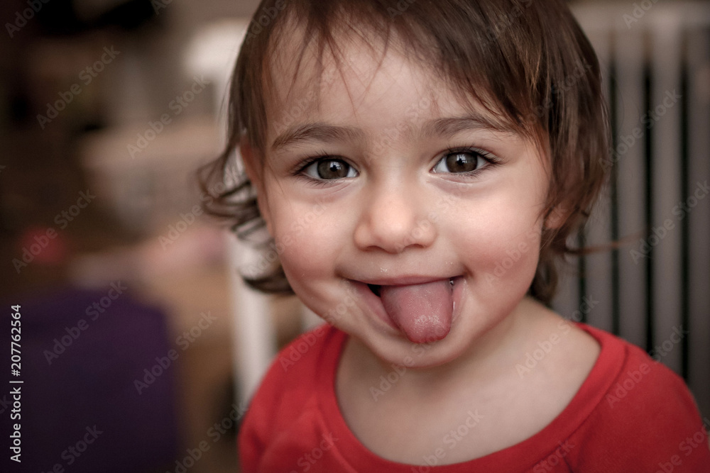 Toddler closeup face Toddler closeup face