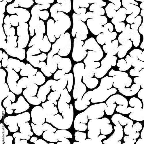 Seamless pattern brain