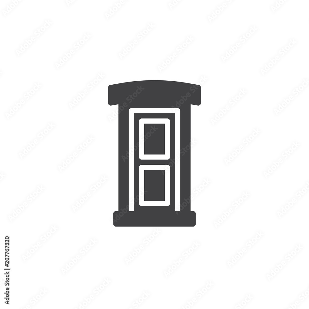 Public toilet vector icon. filled flat sign for mobile concept and web design. Portable street toilet simple solid icon. Symbol, logo illustration. Pixel perfect vector graphics Public toilet vector icon. filled flat sign for mobile concept and web design. Portable street toilet simple solid icon. Symbol, logo illustration. Pixel perfect vector graphics