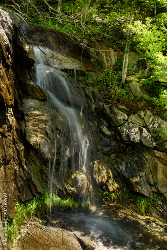 Falls after a spring storm along the North Carolina section of the Blue Ridge Parkway near Boone, NC.