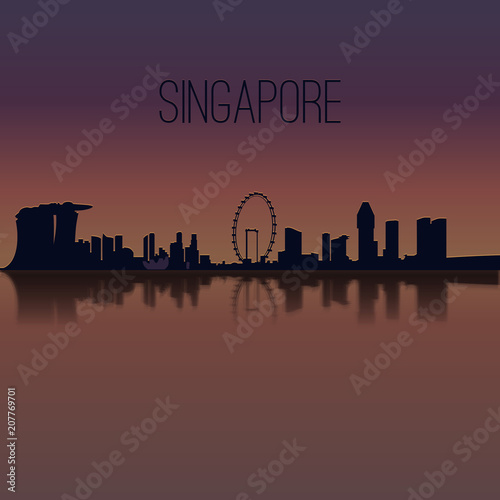 Singapore skyline