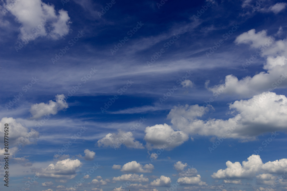 Clouds blue sky enviroment sunny spring summer day Clouds blue sky enviroment sunny spring summer day