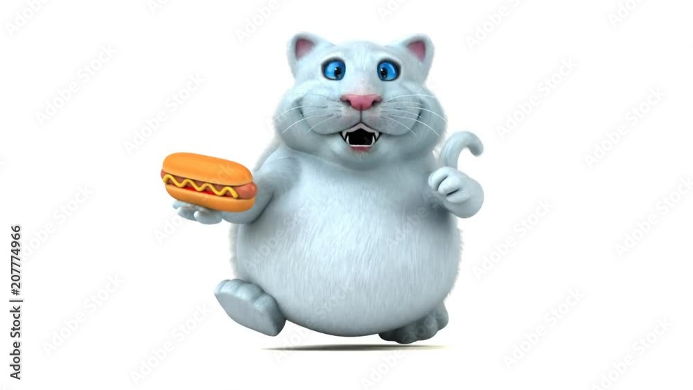 Fun cat - 3D Animation Fun cat - 3D Animation