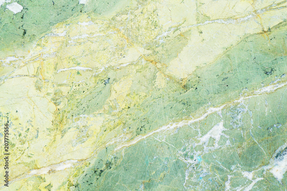 Light green marble texture with light veins. Perfect natural pattern for background    