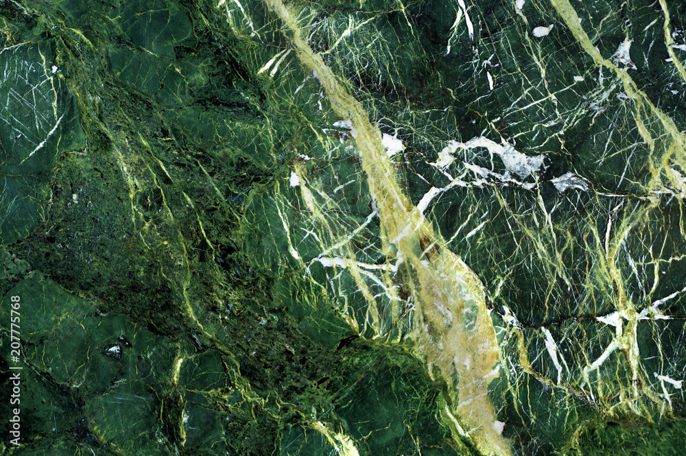 Dark green marble texture with natural pattern of light veins, for ...