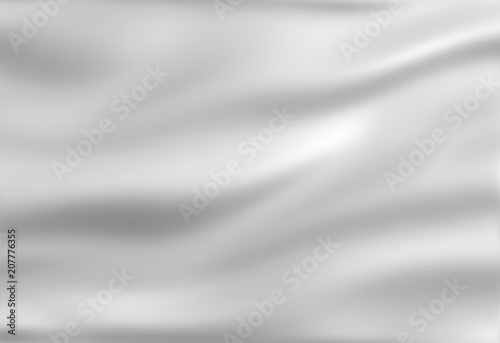 White wavy background, 3D