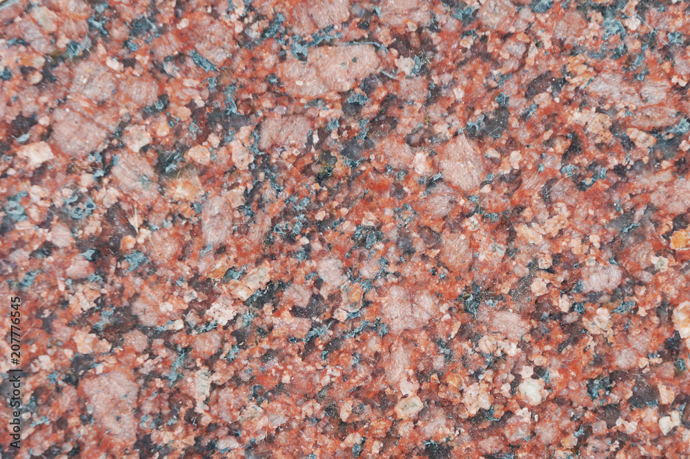 Naklejka premium Red granite texture with abstract pattern, high resolution background 