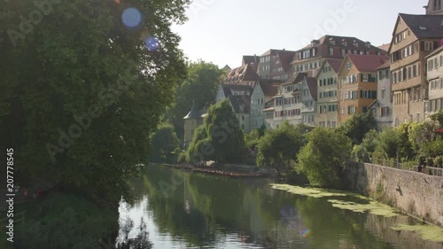 Neckarfront Tübingen Sonne photo