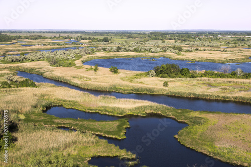 Vorskla river delta . Ukraine