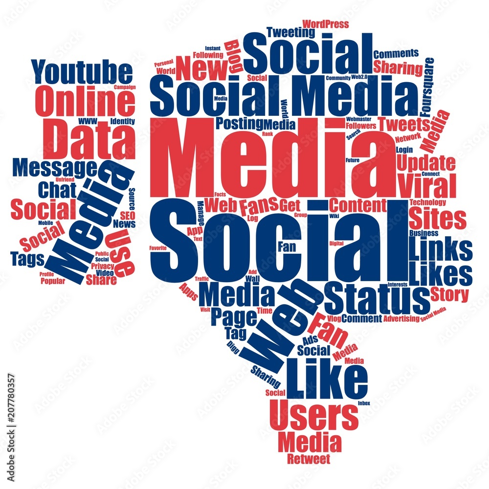 Negative Social media word cloud background concept: thumb down Negative Social media word cloud background concept: thumb down