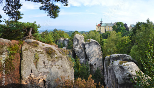 Mountains in Czechia - Hruba skala
