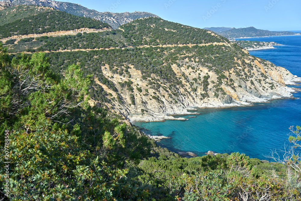 Mediterranean sea, scenic landscape view