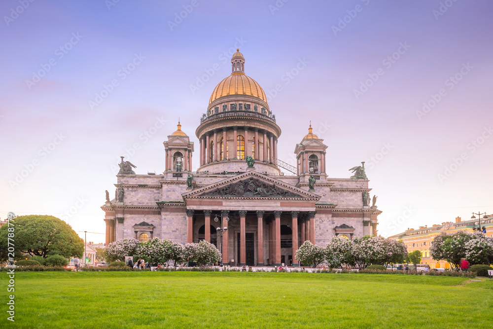 Saint Isaac Cathedral in St. Petersburg, Russia