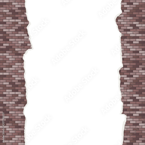 wall background with broken plaster seamless