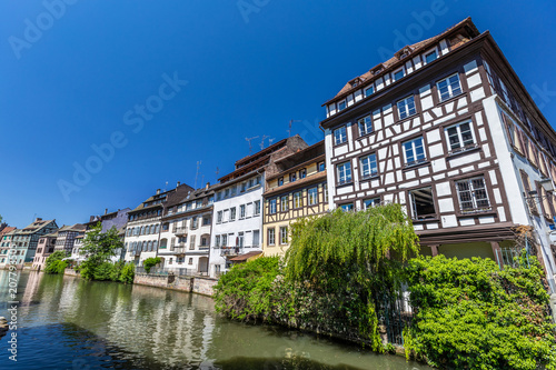 Traditional colorful houses in La Petite France, Strasbourg, Alsace, France © A_Skorobogatova