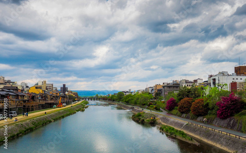 Kamogawa river Kyoto City © danieldep
