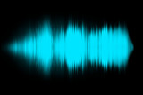 Halftone square elements. Sound waves. Music round waveform background. You can use in club, radio, pub, party, concerts, recitals or the audio technology advertising background.