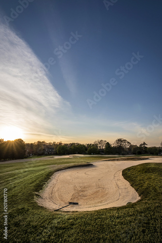 Golf Course Sunset