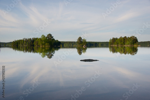 Lake Kukkia water reflections
