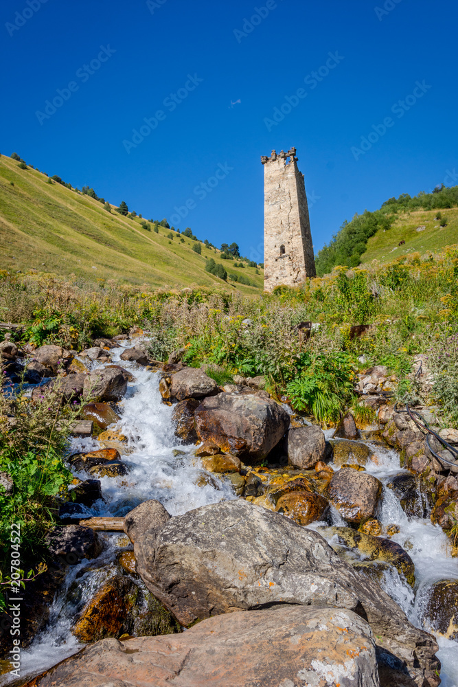 Tower in Adishi, Georgia
