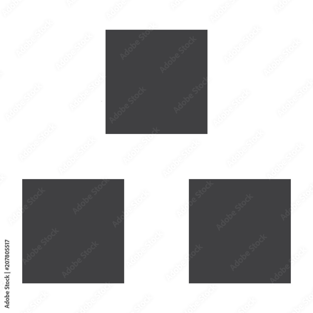 Boxes vector icon Boxes vector icon