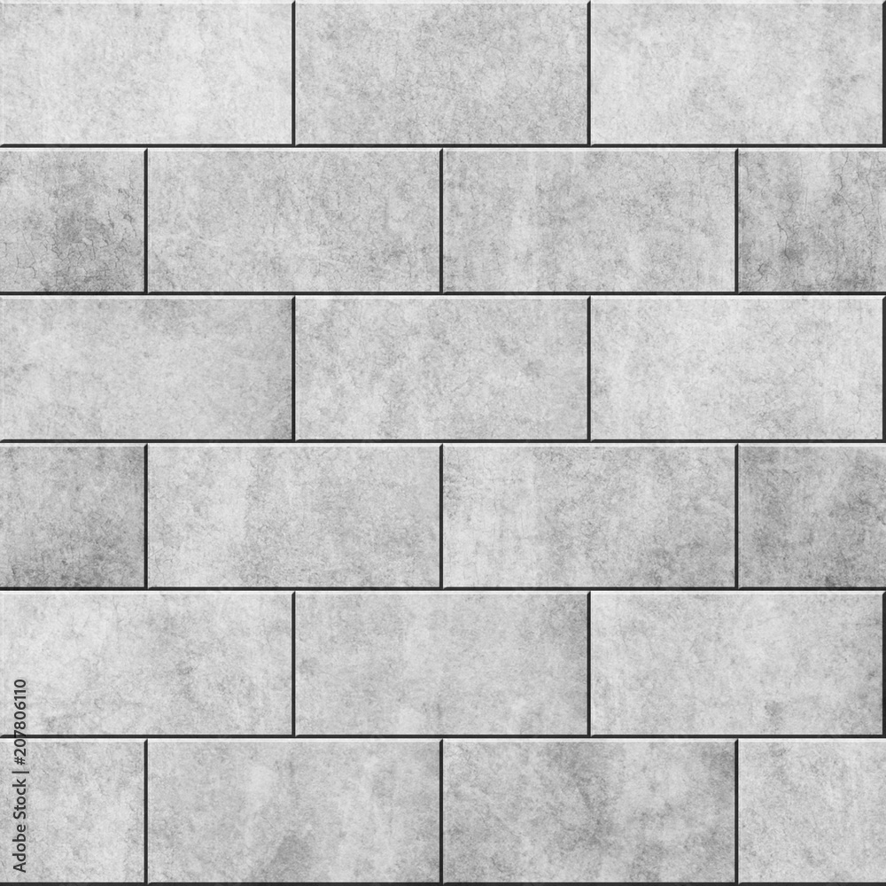 Naklejka premium Seamless brick wall pattern background