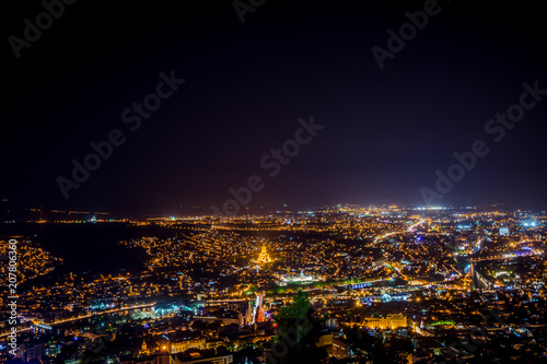 Tbilisi from above at night  Georgia