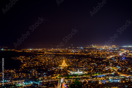 Tbilisi from above at night  Georgia