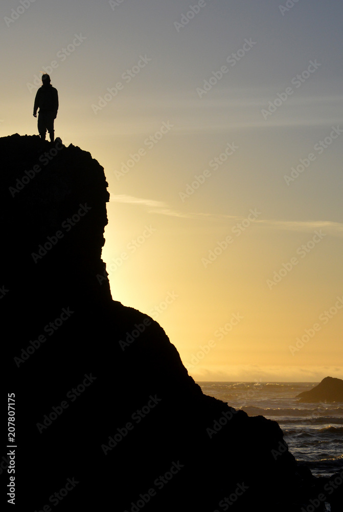 Sunset Rock Climbing Summit