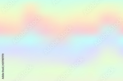 Creative vector illustration of trendy pastel holographic background set. Art design for cover, brochure, poster, business flyer, wedding invitation template. Abstract concept graphic element