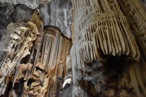 Closeup of the famous Cango Caves in Oudtshoorn, Little Karoo in South Africa