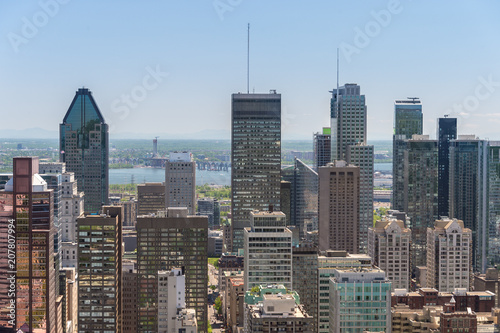 Montreal skyline from Mont Royal Mountain