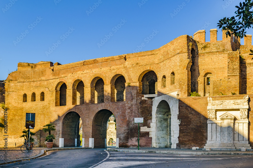 Porta Pinciana, Rome, Italy