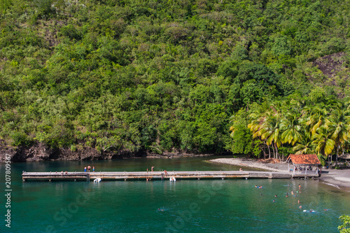 Canvas Print Martinique - Anse noire