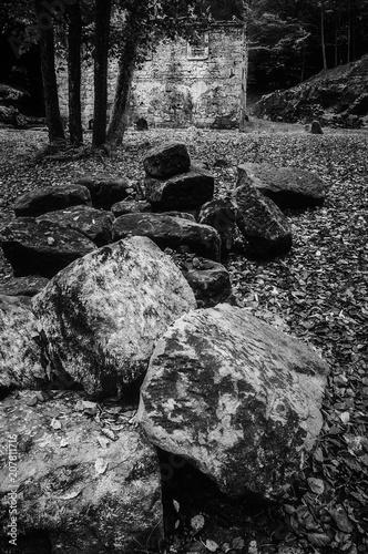 The ruins of the old mill photo