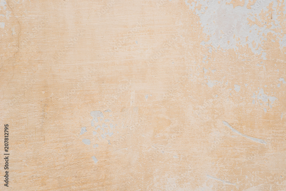 orange old weathered plaster wall background texture