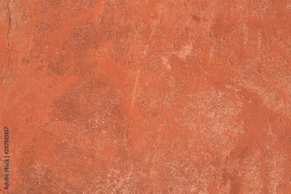 orange old weathered plaster wall background texture