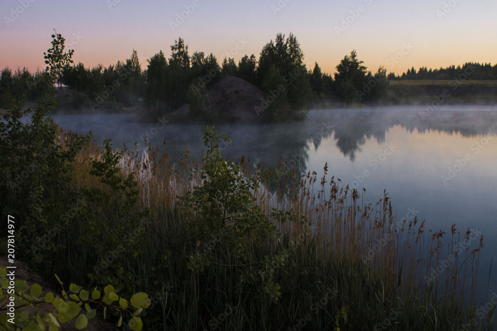 Fototapeta premium Туманное утро 