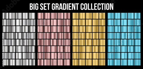 Creative vector illustration of gradient collection. Art design background texture. Abstract concept graphic element