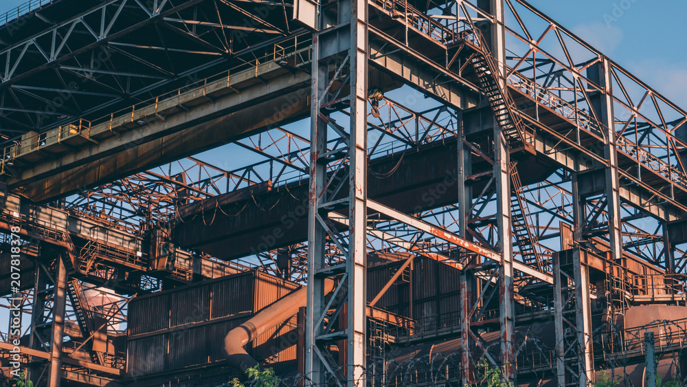 Heavy industry manufacturing steel construction architecture equipment