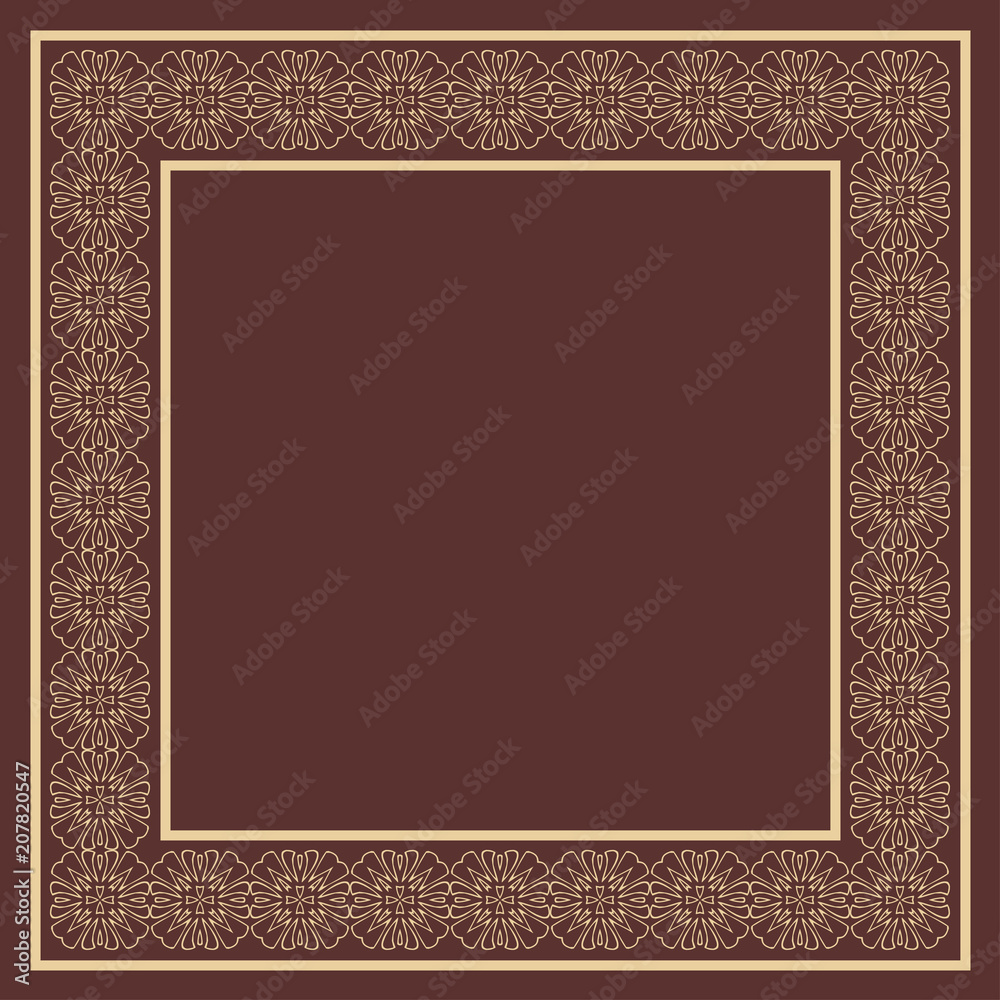 Fototapeta premium Vintage decorative frame