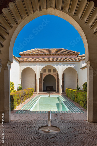 Nice fountains and pools of...