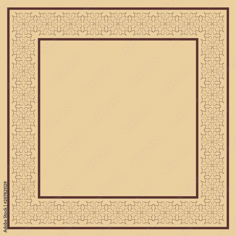 Fototapeta premium Vintage decorative frame